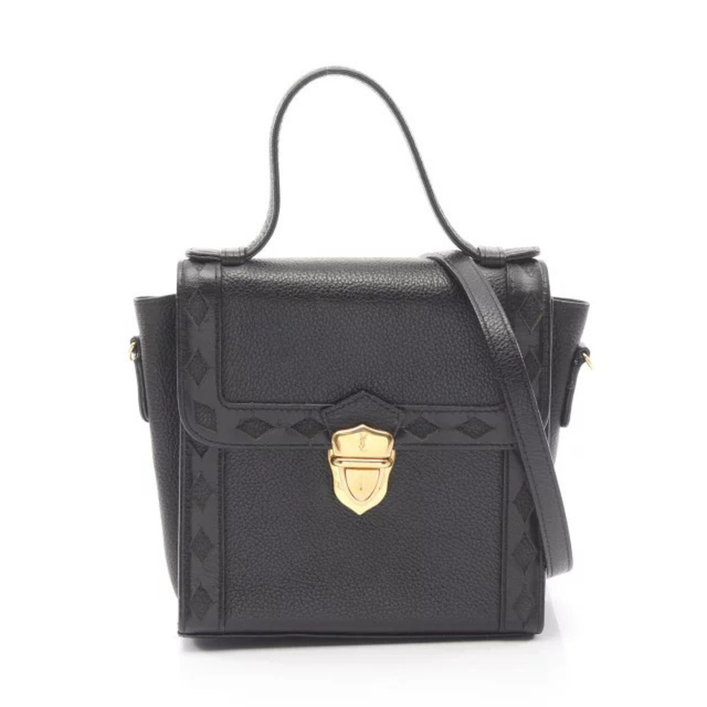 Saint Laurent Yves handbag leather black